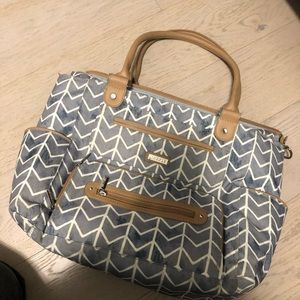 JJ Cole Diaper bag & change pad